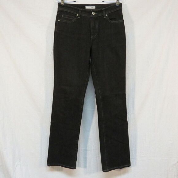Chico's Platinum Quartz Jean Black Jeans Size 0 Regular - Picture 3 of 3